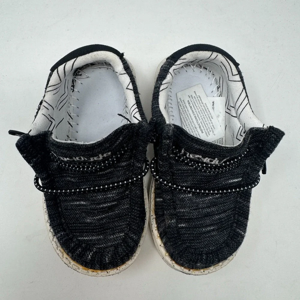Hey Dude Shoes‎ Size US K5 EU 21 Toddler Black (NO INSERTS)